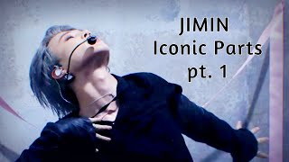 Jimin Iconic Parts  pt1 [upl. by Idnar]