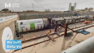 Sydney Metro Tunnelling under Sydney Harbour [upl. by Jepum]