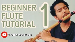 BEGINNERS FLUTE TUTORIAL 1 THE BLOWING TECHNIQUE AND HANDLING OF FLUTE [upl. by Amerak383]