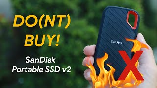 Blazing Fast SanDisk Extreme Portable SSD v2 Hot  Budget External SSD [upl. by Kelson]