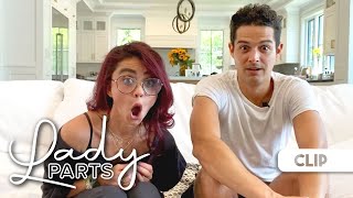 ‘Lady Parts’ Clip Tantric Yoga with Sarah Hyland amp Wells Adams [upl. by Obau]