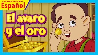 El avaro y el oro  Fábulas de Esopo  cuento de hadas español  cuentos para dormir [upl. by Aicala]