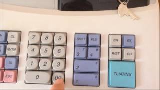 Sharp XEA102 Cash register Basic operations Sales [upl. by Robinet]