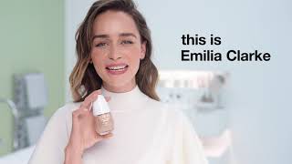 Even Better Clinical Serum Foundation with Global Brand Ambassador Emilia Clarke I Clinique [upl. by Aiet459]