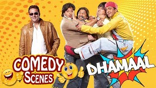 Dhamaal Comedy Scenes  Arshad Warsi  Ritesh Deshmukh  Javed Jaffrey  Asrani [upl. by Undry102]