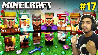 FINALLY VILLAGERS CAME IN MY CASTLE  MINECRAFT GAMEPLAY 17 [upl. by Jobina]