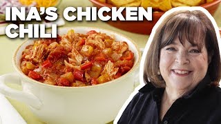 Ina Gartens 5Star Chicken Chili Recipe  Barefoot Contessa  Food Network [upl. by Tija]