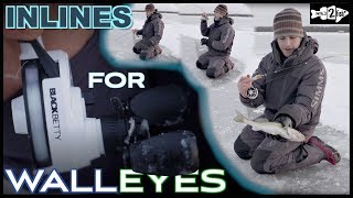 4 Benefits of Inline Reels When Ice Fishing Walleye [upl. by Koslo638]