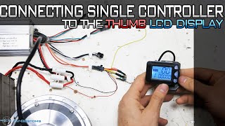 How to Connect Thumb LCD Display to BLDC Controller which has no display cables [upl. by Nayra685]