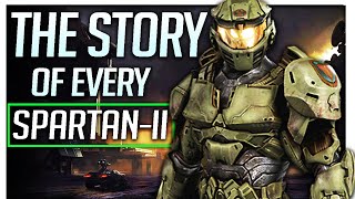 Halo Lore  The full history of EVERY Spartan II [upl. by Goulette]