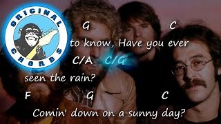 Creedence Clearwater Revival  Have You Ever Seen The Rain  Chords amp Lyrics [upl. by Lalla458]