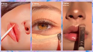 BEST AESTHETIC MAKEUP TUTORIALS  TIKTOK COMPILATION 2021 Part 1 [upl. by Hauck]