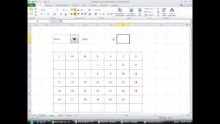 Calendario Automatico Con Excel [upl. by Clim]