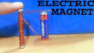 Make your Electric Magnet Science Project [upl. by Anael122]