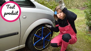 Je monte les chaines easy grip evolution michelin Fail [upl. by Roskes]