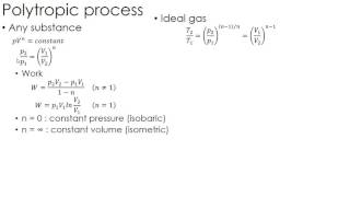 Thermodynamics Lecture 10 Polytropic Processes [upl. by Roban685]