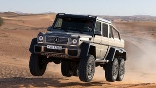 Mercedes G63 AMG 6x6  536bhp 6WD and 500000  autocarcouk [upl. by Attenauq]