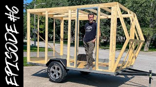 How to Build a Travel Trailer  DIY Guide to Installing the Floor and Framing [upl. by Maupin]