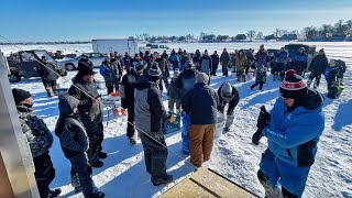 My First PRO Ice Fishing Tournament [upl. by Garreth]