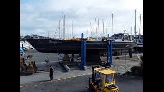 The RESCUE AND REFIT Story of an 80ft former Whitbread Race Yacht Ep 1 [upl. by Ng]