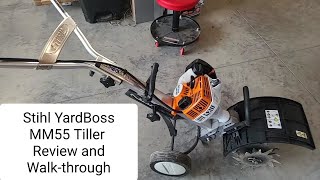 STIHL Tiller Review Mutitasking Yardboss [upl. by Eerazed]