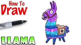 How to Draw the Llama  Fortnite [upl. by Trelu104]