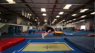 Trampoline Tutorials  How To Front Flip the basics [upl. by Letnohs]