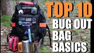 Are YOU Prepared 10 Gear Items You NEED In Your Bug Out Bag [upl. by Eeresid]