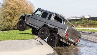 Mercedes G63 AMG 6x6  Crazy Offroad Test Drive [upl. by Anaya787]