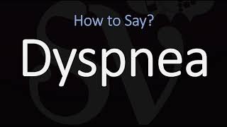 How to Pronounce Dyspnea CORRECTLY Meaning amp Pronunciation [upl. by Egiap]