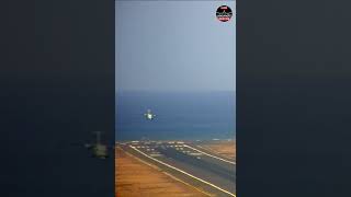 LANDING or AEROBATICS   LanzaroteWebcam [upl. by Leirbma69]