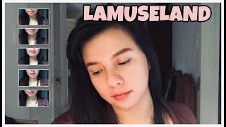 LAMUSELAND REVIEW  BTS MATTEFIED LIPSTAIN GIVEAWAY taray may pagiveaway naaa [upl. by Batty]