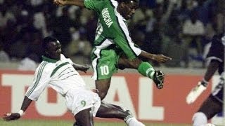 Nigeria v Senegal  2000 African Nations Cup  QuarterFinal [upl. by Skilken]