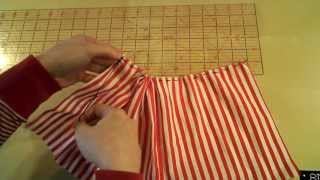 How To Sew  Gathering Fabric By Hand [upl. by Aivilys]