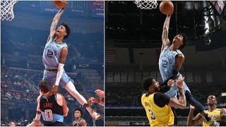 JA MORANT POSTER DUNKS AND ALMOST POSTERS [upl. by Yenal467]