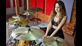 EUROPE  THE FINAL COUNTDOWN  DRUM COVER by CHIARA COTUGNO [upl. by Novahc523]