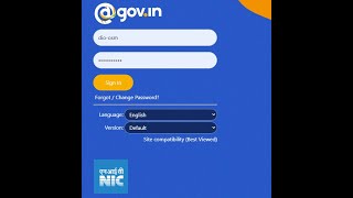 How to reset password of Government NIC Email eOffice sparrow Gem MahaPAR PAR [upl. by Mackler486]