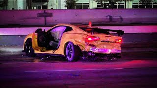 Caught On Camera Awful 140mph Camaro Wreck Kills Three Injures Several  Houston [upl. by Youlton41]