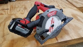 Milwaukee M18 Gen 2 FUEL 714quot Circular Saw Review [upl. by Zeuqram]