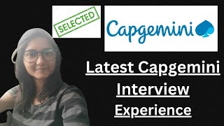 Capgemini Latest Interview Experience  Interview Questions amp Answers 🔥🔥 [upl. by Shanon]