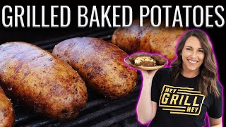 AMAZING Baked Potatoes on the Grill  How To [upl. by Eeleak]