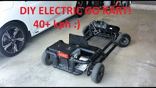 How we made a DIY PVC  EMT Electric Go Kart 48V 2000W [upl. by Ahsekan748]