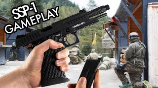 NOVRITSCH SSP1  Airsoft Pistol Gameplay [upl. by Alyt]