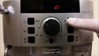 Delonghi ECAM 22110  ECAM 21117 Test Mode [upl. by Nahgiem]