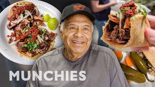 The Taco Master of East LA  Street Food Icons [upl. by Nayllij310]