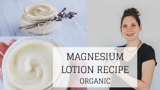 Magnesium Lotion Recipe  Bumblebee Apothecary [upl. by Tewfik279]