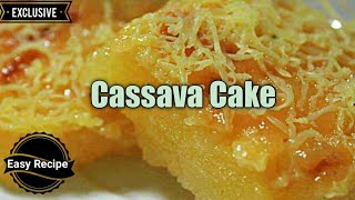 Easy Cassava Cake Recipe  No Oven [upl. by Hsaka681]