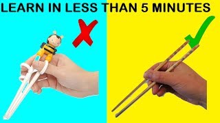 How To Use Chopsticks Immediately  Easily Explained [upl. by Ardnahs117]