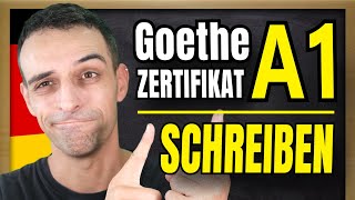 Goethe Zertifikat A1 SCHREIBEN  How to pass the written part  German A1 Goethe Exam [upl. by Enirod]