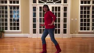 Uptown Funk Instructional Line Dance Video [upl. by Nas]